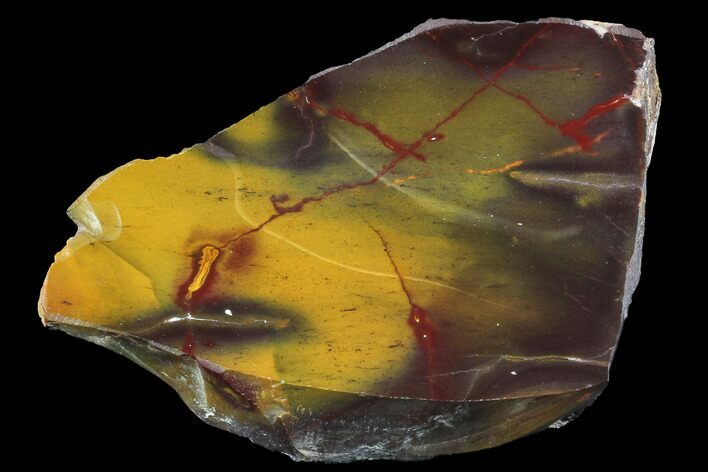 Polished Mookaite Jasper Slab - Australia #86587